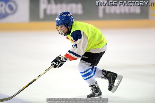 2012-06-29 Stage estivo hockey Asiago 0634 Partita - Leonardo Quadrio
